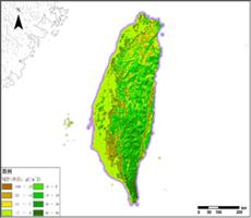 多种卫星遥感数据反演台湾净初级生产力（NPP）数据服务