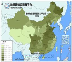 2009年农作物总播种面积