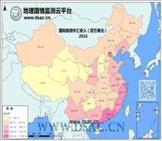 2014年国际旅游外汇收入
