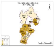 河北省2016年地区生产总值（国民经济主要指标 ）