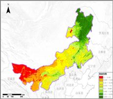 遥感数据反演内蒙古植被指数（NDVI）产品