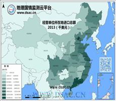 2013年经营单位所在地进口总额