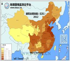 2012年建筑业增加值