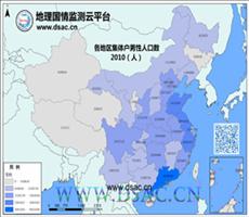 2010年各地集体户男性人口数