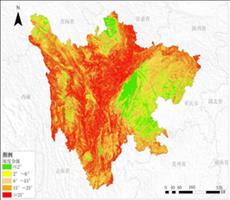 四川省坡度分级数据服务