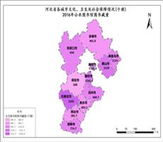 河北省2016年公共图书馆图书藏量