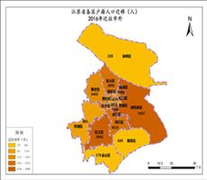 上海市2016年迁往市外
