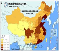 2008年城镇职工参加养老保险人数