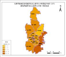 天津市2016年65岁及以上老年人口的一对老夫妇