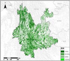 云南省林地资源空间分布数据服务