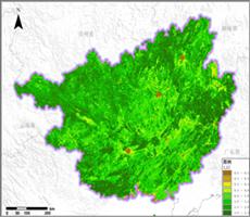 多种卫星遥感数据反演广西叶面积指数（LAI）数据服务