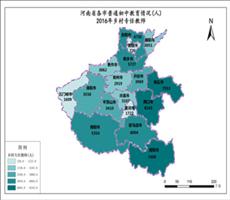 河南省2016年乡村专任教师（各市普通初中教育情况）
