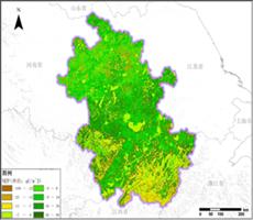 多种卫星遥感数据反演安徽省净生态系统生产力（NEP）数据服务