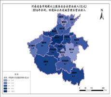 河南省2016年水利、环境和公共设施管理业营业收入（服务业企业营业收入）