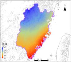 福建省年降雨量空间分布数据服务