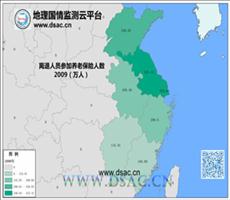 华东2009年离退员工养老保险人数