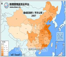 2007年建成区面积