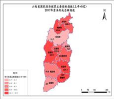 山西省2017年资本形成总额指数（上年=100）