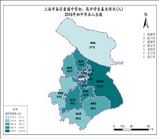 上海市2016年初中毕业生数（各区普通中学初、高中学生基本情况）