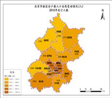 北京市2015年死亡人数