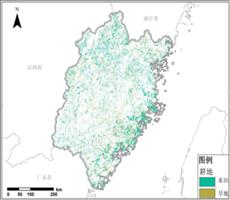 福建省耕地资源空间分布数据服务