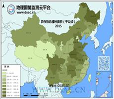 2015年农作物总播种面积