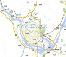 福州市电子地图矢量数据