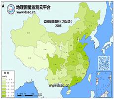 公园绿地面积10年数据目录