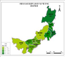 内蒙古自治区农产品数量数据