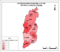 山西省2017年第二产业地区生产总值指数（上年=100）