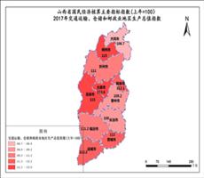 山西省2017年交通运输、仓储和邮政业地区生产总值指数（上年=100）