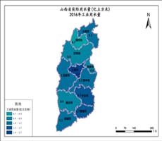 山西省2016年工业用水量