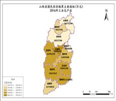 山西省2016年工业总产出