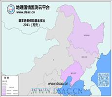 2011年基本养老保险基金支出-东北