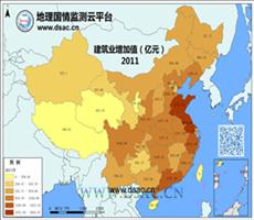 2011年建筑业增加值