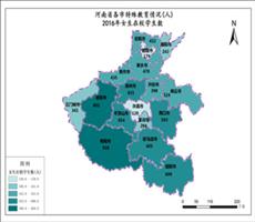 河南省2016年女生在校学生数（各市特殊教育情况）