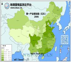 2006年第一产业增加值
