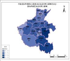 河南省2016年教育业应付职工薪酬（服务业企业应付职工薪酬）