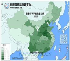 2007年普通小学学校数量