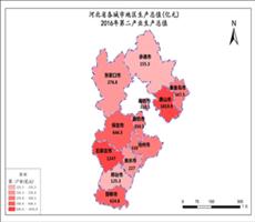 河北省2016第二产业生产总值