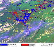 基于气象卫星的汛情卫星影像信息服务