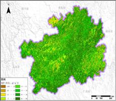 多种卫星遥感数据反演贵州省净生态系统生产力（NEP）数据服务