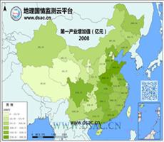 2008年第一产业增加值
