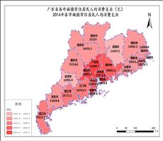 广东省各市城镇常住居民人均消费支出目录