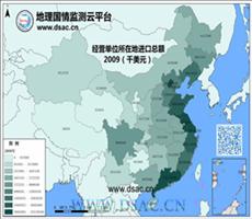 2009年经营单位所在地进口总额