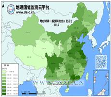 2012年地方财政一般预算支出