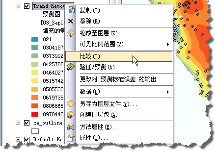 ArcGIS Geostatistical Analyst 教程练习4