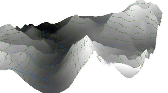 ArcGIS教程：DEM数据的制作方法——地形转栅格