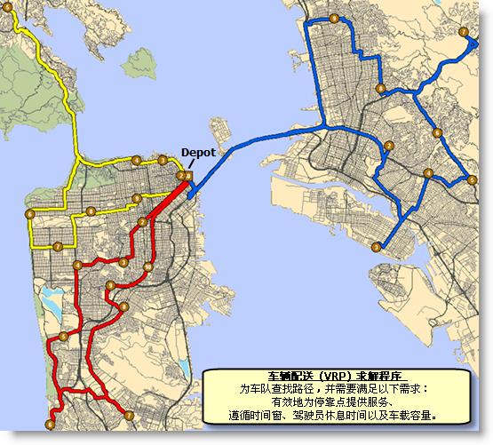 ArcGIS教程：网络分析图层的类型（三）