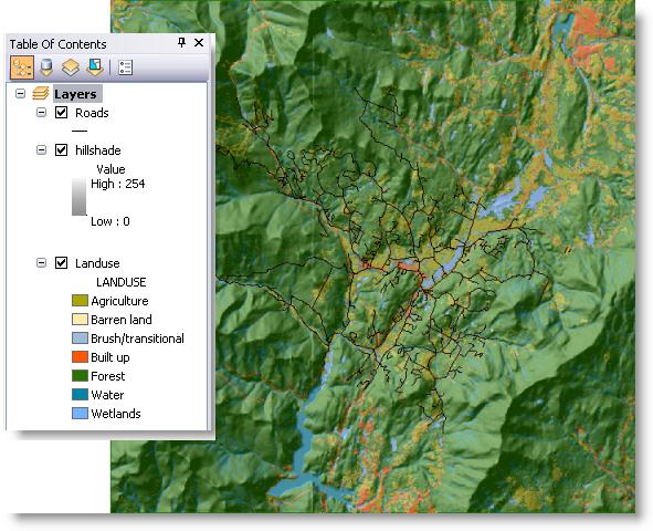 ArcGIS教程：地理处理服务示例（分水岭）（一）